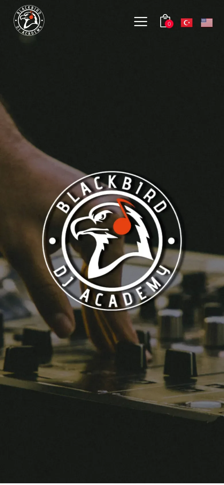 Blackbird DJ Academy mobil görünüm